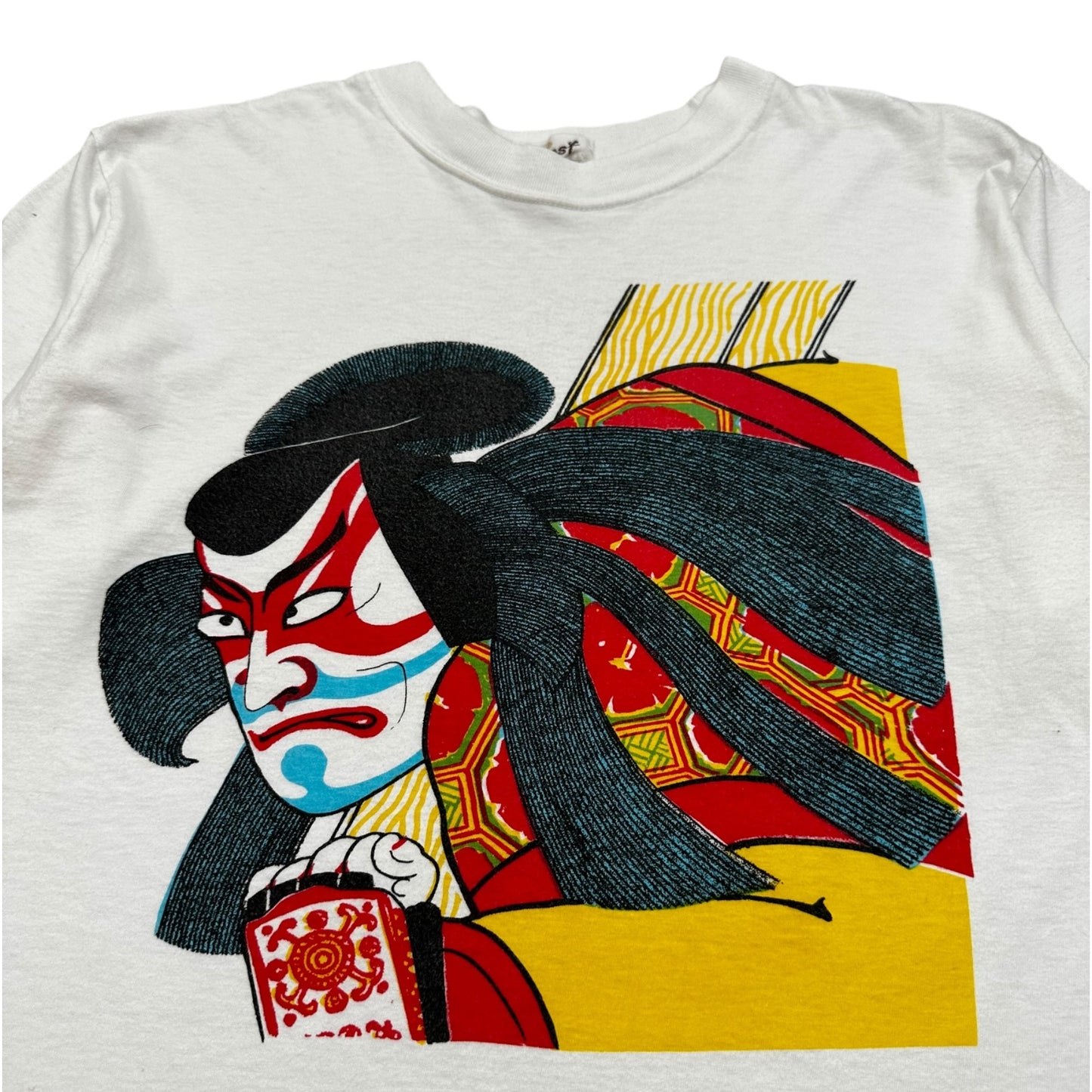 (S) 80s Japanese Samurai Taikomochi Art Tee