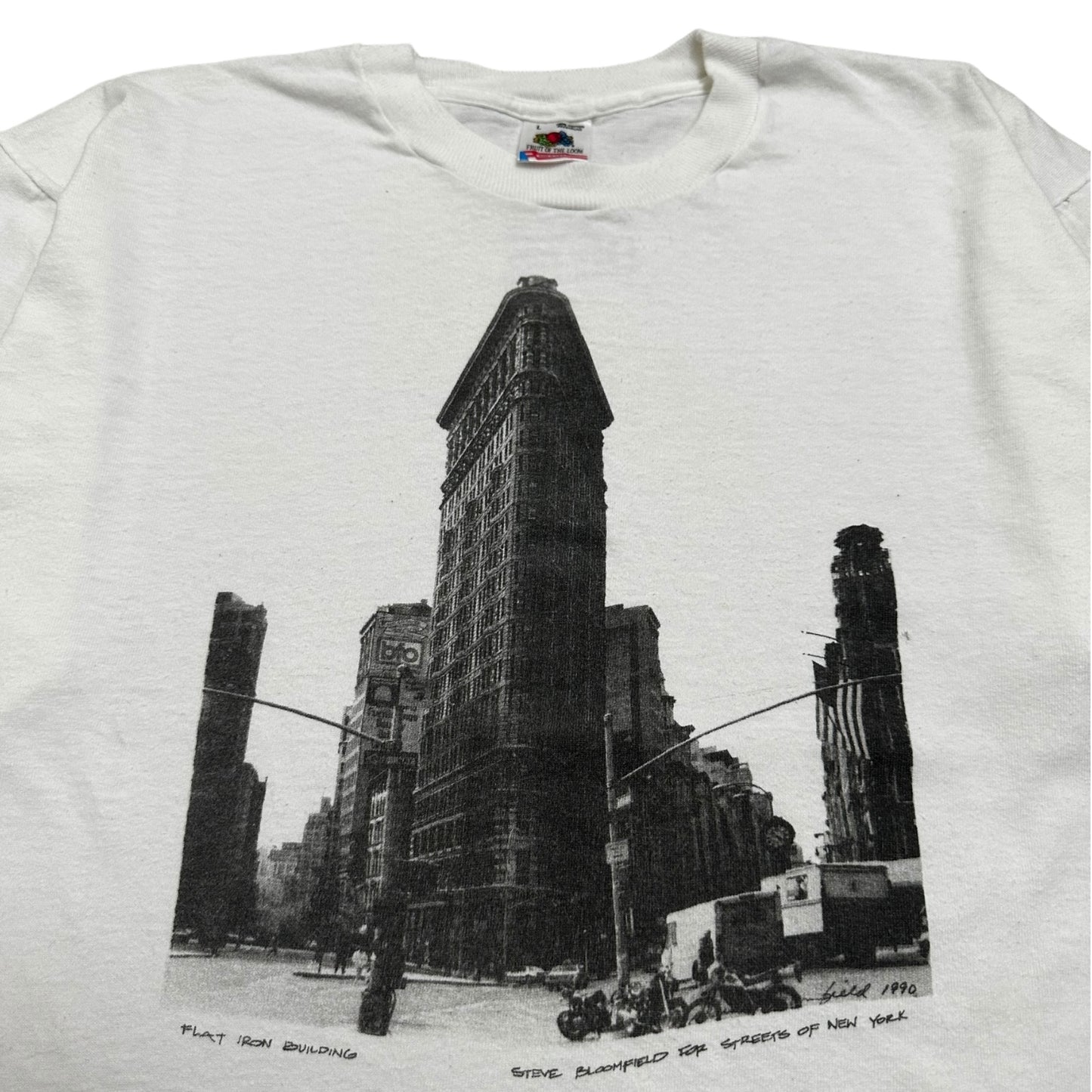 (M) 1990 Streets of New York Flatiron Building Tee